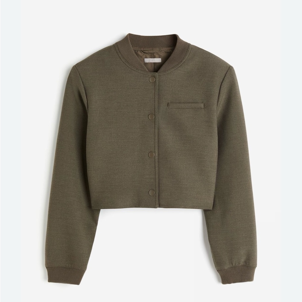 H&M Forest Green Bomber Jacket